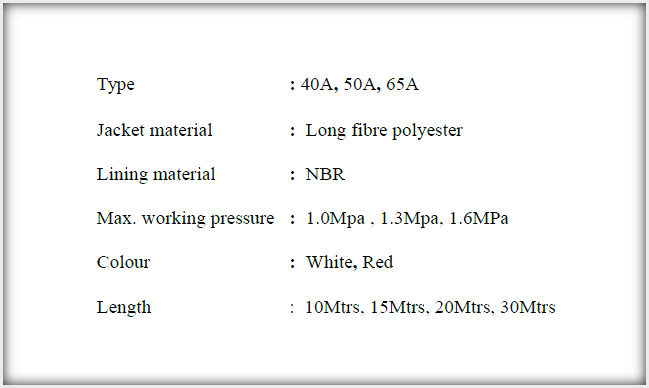 Fire Hose Spec