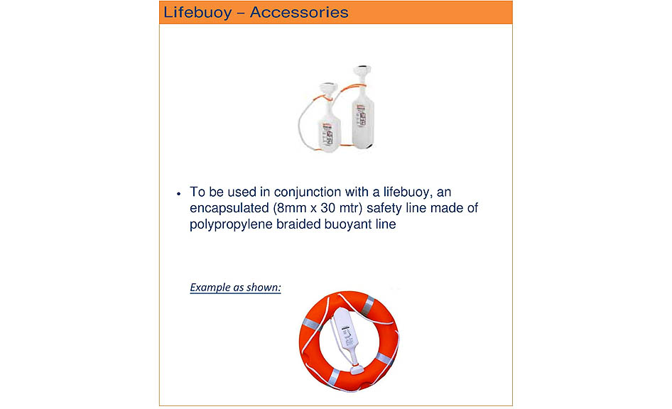 Lifebuoy Line Specs