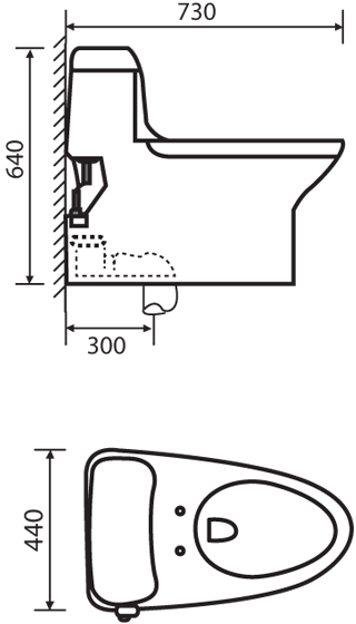 Bravo Sanitaryware Water Closet A988 Spec