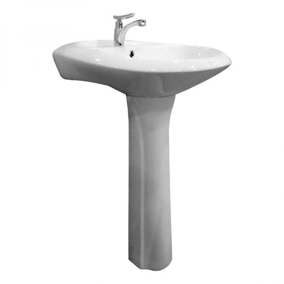 Bravo 8019 Wall Hung Basin With Pedestal