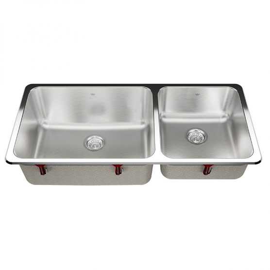 Kindred Kitchen Sink QCA1942-10 Double Bowl